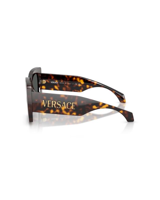 Versace Black Ve4496U 108/87 Sunglasses Injected Squared Normal