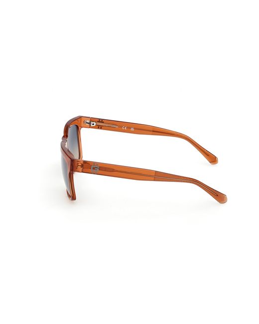 Guess Black Gu00222 42X Sunglasses Injected Squared Normal for men