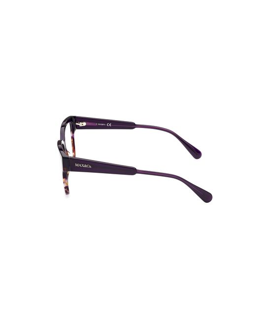 MAX&Co. Black Mo5048 056 Optical Frames Acetate Squared Normal