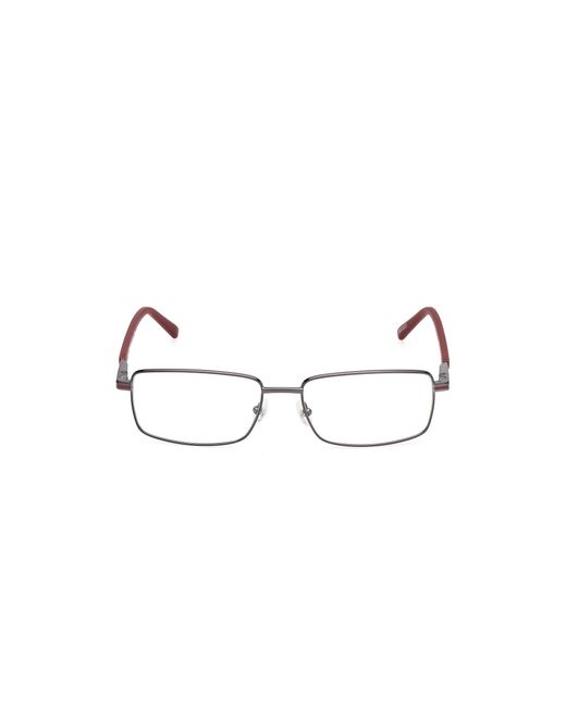 Timberland Black Tb50048 006 Optical Frames Metal Squared Normal for men