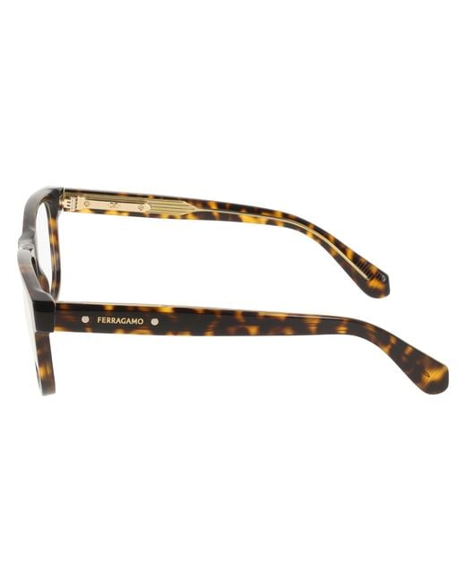 Ferragamo Black Sf3084 242 Optical Frames Acetate Squared Normal for men