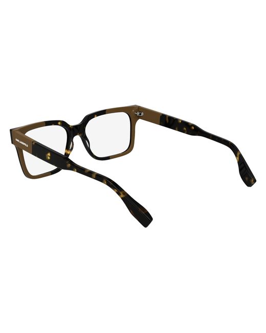 Karl Lagerfeld Black Kl6173 245 Optical Frames Acetate Squared Normal for men
