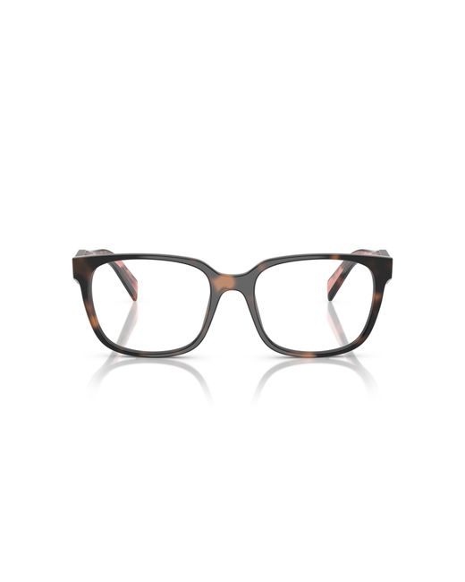 Prada Black Pr 17Zv 23A1O1 Optical Frames Acetate Squared Normal