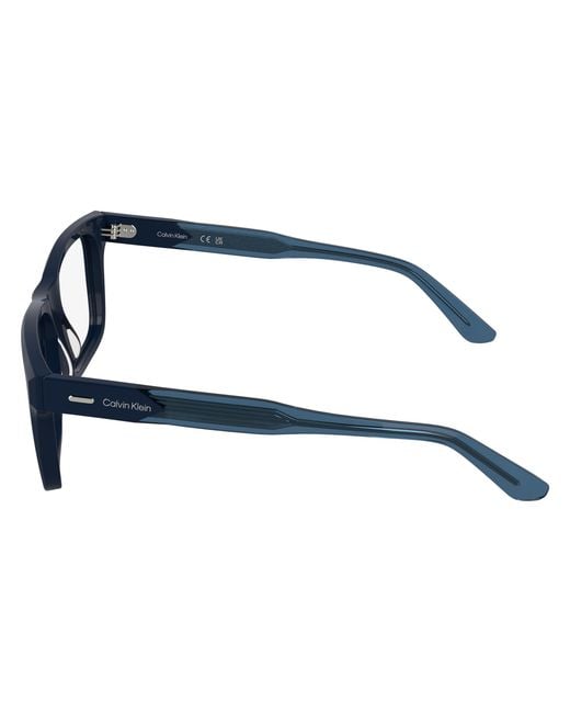 Calvin Klein Black Ck25544 001 Optical Frames Acetate Squared Normal for men