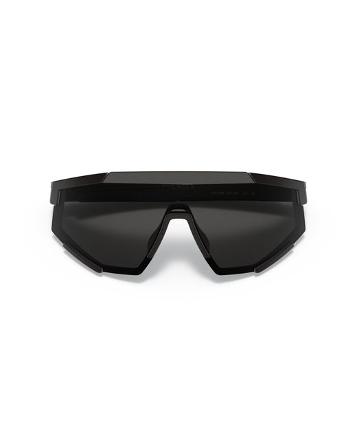 Prada Linea Rossa Black Ps 04Ws Dg006F Sunglasses Nylon Pillow Normal for men