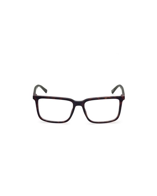 Timberland Black Tb1740 052 Optical Frames Injected Squared Normal for men