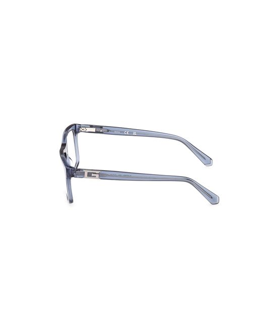 Guess Black Gu50369 090 Optical Frames Acetate Squared Normal for men