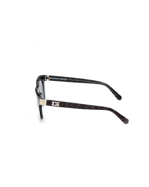 Guess Black Gu00214 98V Sunglasses Acetate Round Normal for men