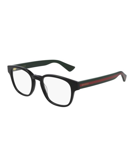 Gucci Black Gg0927O 001 Optical Frames Acetate Transparent Squared for men