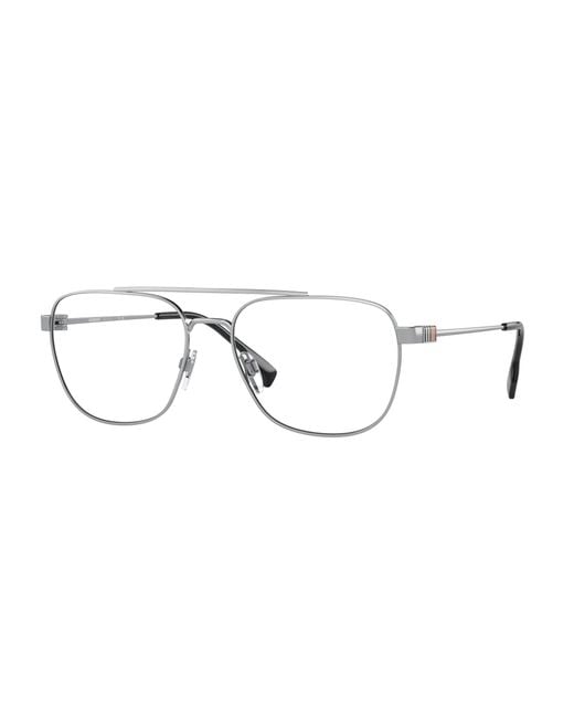 Burberry Black Be1377 Michael 1005 Optical Frames Metal Squared Normal for men