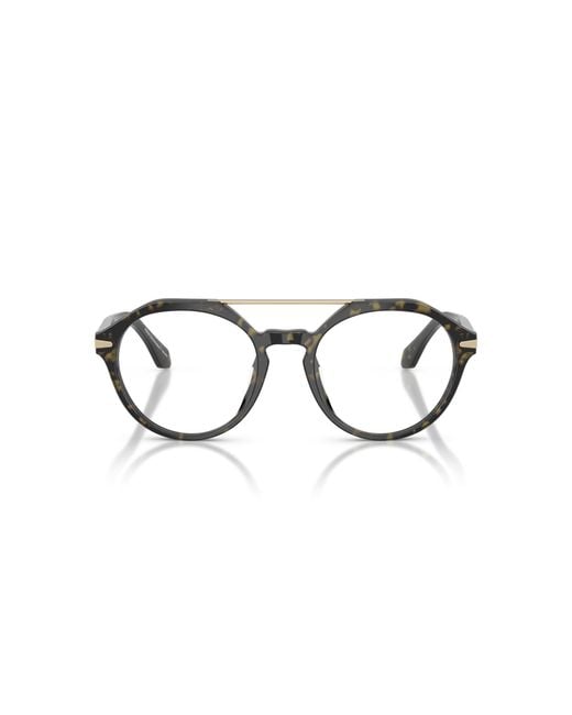Giorgio Armani Black Ar7278U 6233 Optical Frames Acetate Round Normal for men