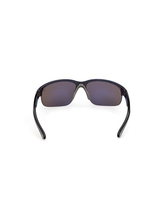 Timberland Black Tb00082 90D Sunglasses Injected Squared Polarized for men