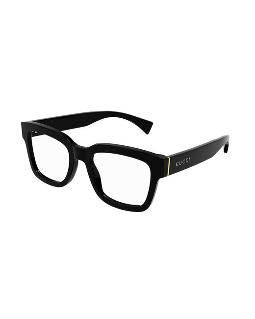 Gucci Black Gg1138O 001 Optical Frames Acetate Squared