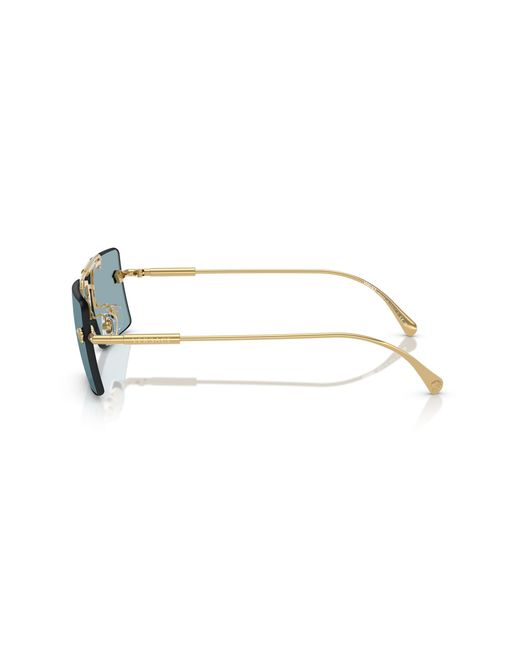 Versace Black Ve2245 100280 Sunglasses Metal Squared Normal
