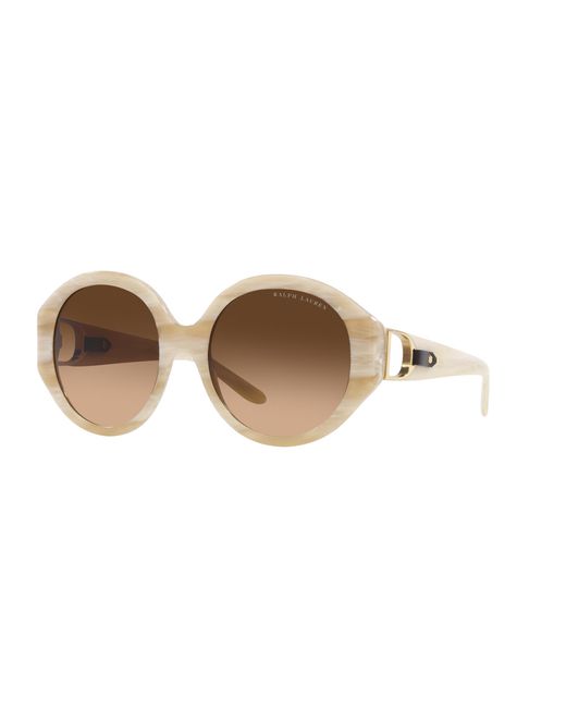 Ralph Lauren Black Rl8188Q 608474 Sunglasses Acetate Round Normal Nuanced