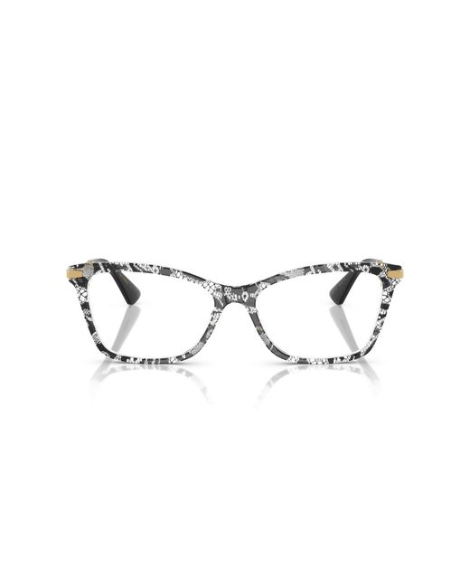 Dolce & Gabbana Black Dg3393 3287 Optical Frames Acetate Squared Normal