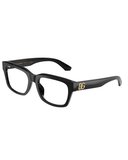 Dolce & Gabbana Black Dg3416 501 Optical Frames Acetate Squared Normal for men