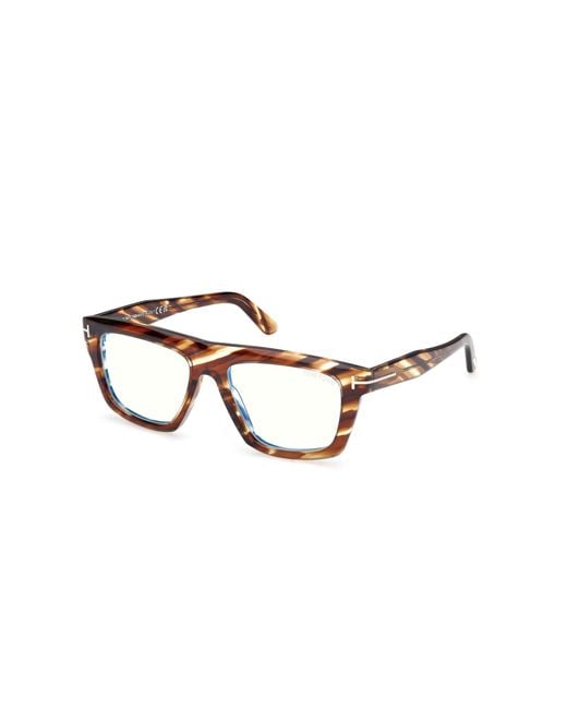 Tom Ford Black Ft6059-B 055 Optical Frames Acetate Squared Normal