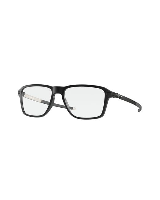 Oakley Black Ox8166 Wheel House 816601 Optical Frames Plastic Squared for men