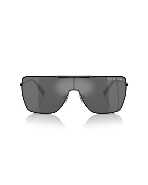 Michael Kors Black Mk1152 Snowmass 10056G Sunglasses Metal Squared Normal Mirror for men