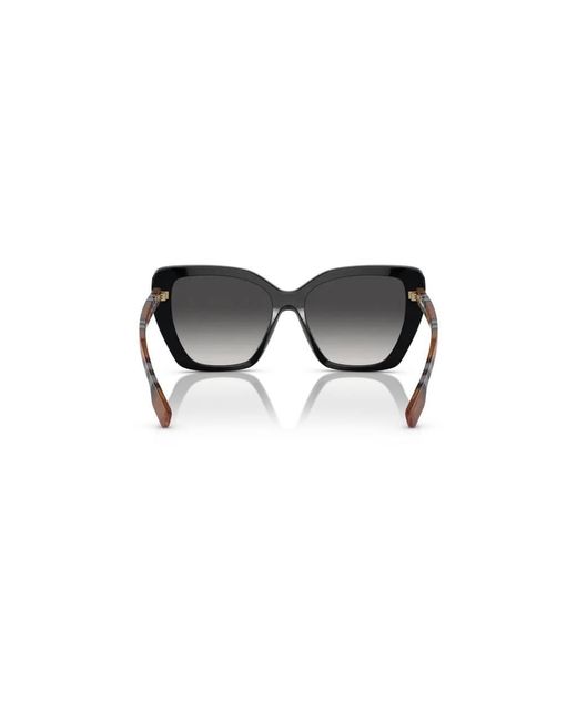 Burberry Black Be4366 40418G Sunglasses Plastic Cat Eye Nuanced