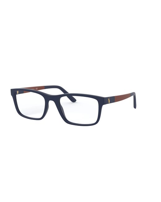 Polo Ralph Lauren Black Ph2212 5303 Optical Frames Injected Squared for men