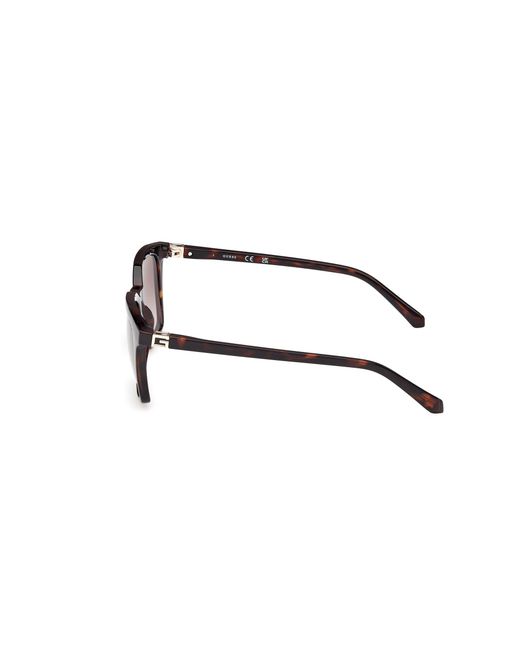 Guess Black Gu00170 52F Sunglasses Injected Squared Normal for men