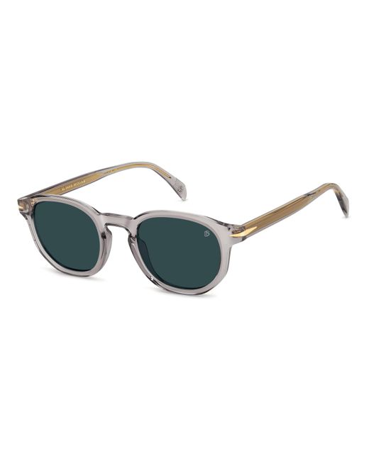 David Beckham Black Db 1007/S Kb7/Ku Sunglasses Acetate Round for men