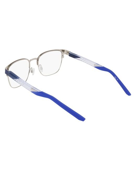 Nike Black 8156 412 Optical Frames Metal Squared Normal for men