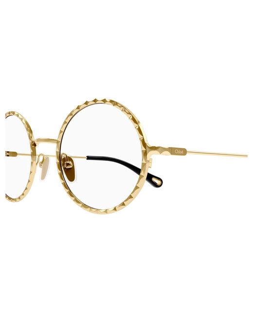 Chloé Black Ch0232O 005 Optical Frames Metal Transparent Round