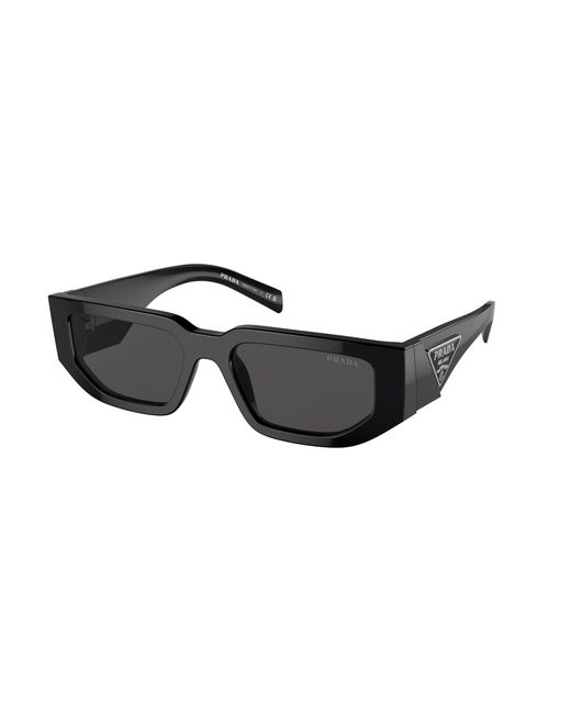 Prada Black Pr 09Zs 1Ab5S0 Sunglasses Acetate Squared Normal for men