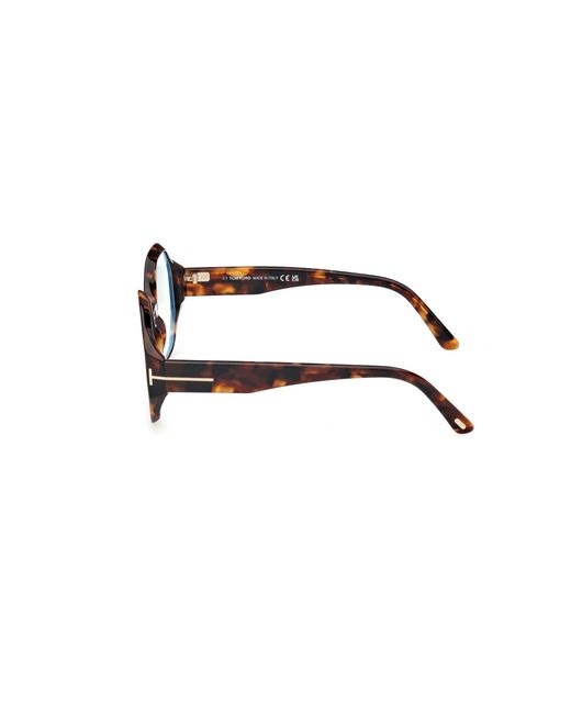 Tom Ford Black Ft5967-B 052 Optical Frames Acetate Geometric Normal