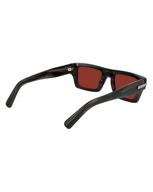 Ferragamo Black Sf2034S 014 Sunglasses Acetate Squared Normal for men