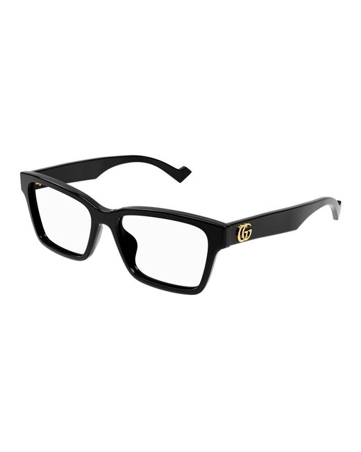 Gucci Black Gg1476Ok 001 Optical Frames Acetate Transparent Squared
