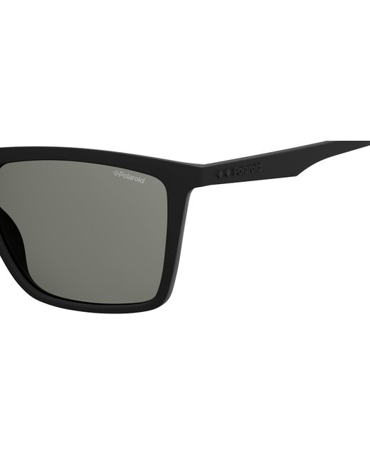 Polaroid Black Pld 2050/S 807/M9 Sunglasses Plastic Squared Polarized for men