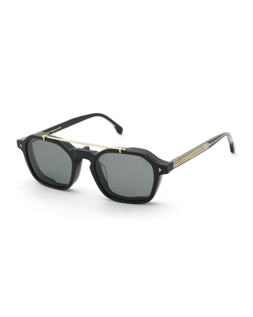 Lozza Black Ul4427 Alghero 1 700P Optical Frames Acetate Smoke Geometric for men