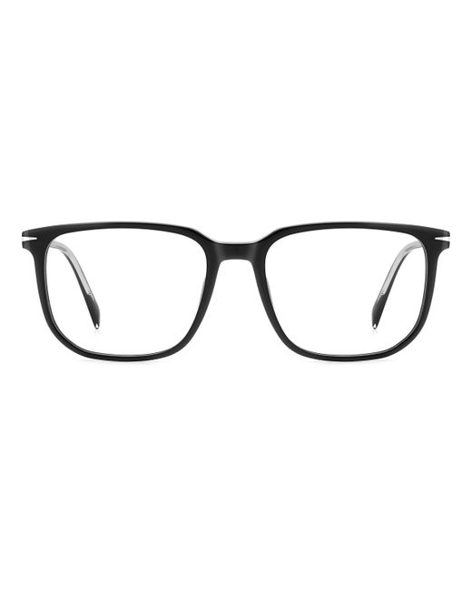 David Beckham Black Db 1141 807 Optical Frames Acetate Squared for men