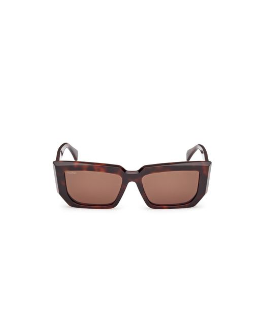 Max Mara Black Mm0126 Glimpse7 52E Sunglasses Acetate Squared Normal