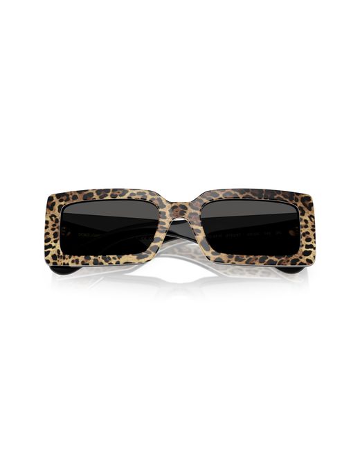 Dolce & Gabbana Black Dg4416 316387 Sunglasses Acetate Squared Normal