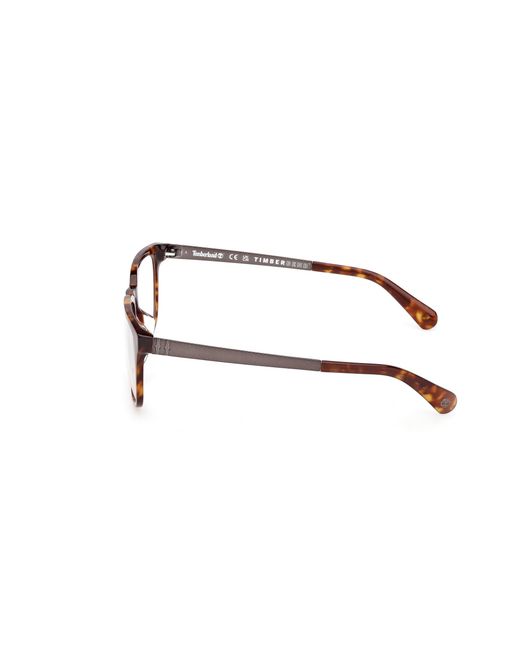 Timberland Black Tb50086-H 055 Optical Frames Acetate Squared Normal for men