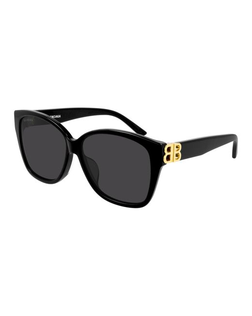 Balenciaga Black Bb0135Sa 001 Sunglasses Acetate Squared