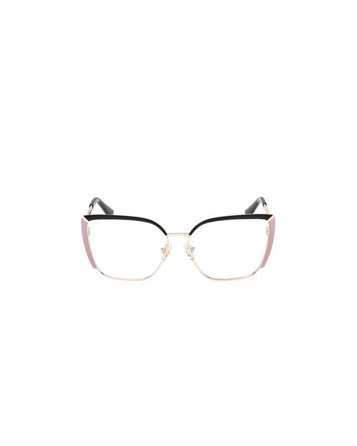 Guess Black Gu50249 005 Optical Frames Metal Squared Normal