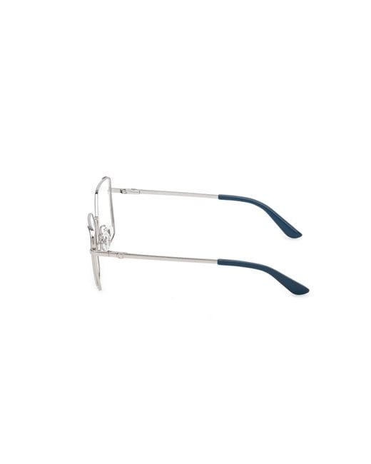 Guess Black Gu50223 010 Optical Frames Metal Squared Normal