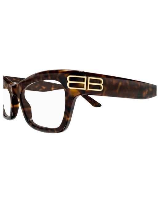 Balenciaga Black Bb0435O 002 Optical Frames Acetate Transparent Cat Eye