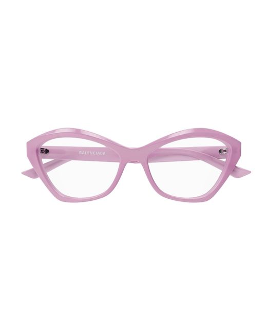 Balenciaga Black Bb0341O 007 Optical Frames Acetate Transparent Cat Eye