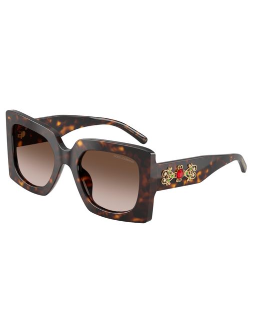 Dolce & Gabbana Black Dg4525B 502/13 Sunglasses Acetate Squared Normal Shaded
