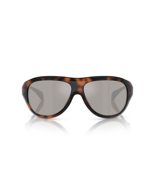 Moncler Black Me8013 Bleacher 50216G Sunglasses Injected Round Normal