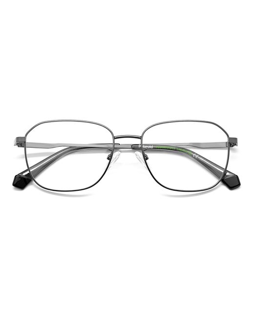 Polaroid Black Pld D454/G R80 Optical Frames Metal Squared for men