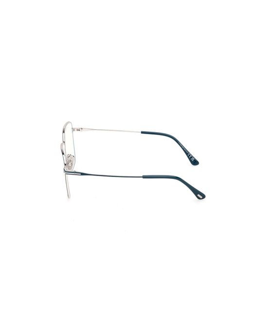 Tom Ford Black Ft6136-B 087 Optical Frames Metal Squared Normal
