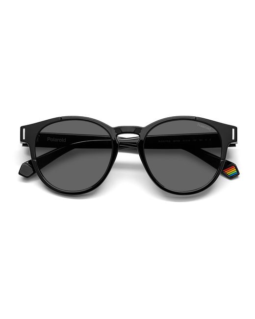 Polaroid Black Pld 6175/S 807/M9 Sunglasses Plastic Round